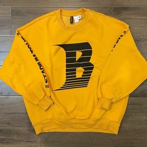 Justin Bieber Stadium Tour 2017 Yellow sweatshirt H&M